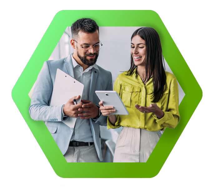 2 people_Lime shirt_ipad_hex web