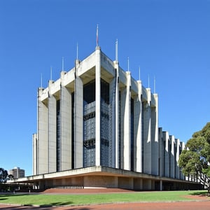 Modern Australian government building