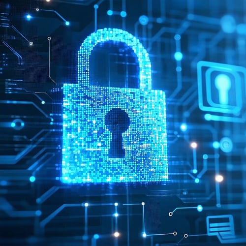 a digital padlock